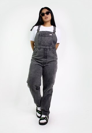 VINTAGE GUESS LONG DENIM DUNGAREES
