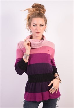 Vintage Moschino Jumper Sweater Stripes Multi