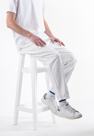 VINTAGE ICEBERG DENIM PANTS TROUSERS 90S WHITE