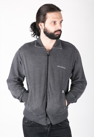 VINTAGE 90S LEVI'S ZIP UP SWEATER