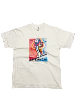 Salt Lake City Ski T-Shirt Vintage Travel Poster Art Print