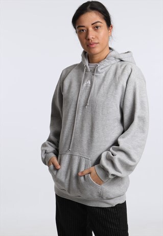 90S ADIDAS EMBROIDERED LOGO HOODIE