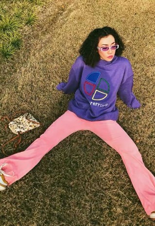 PINK 80S COWBOY PANTS
