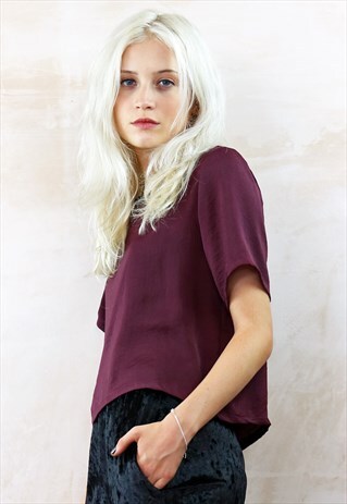 SILKY PLUM TOP