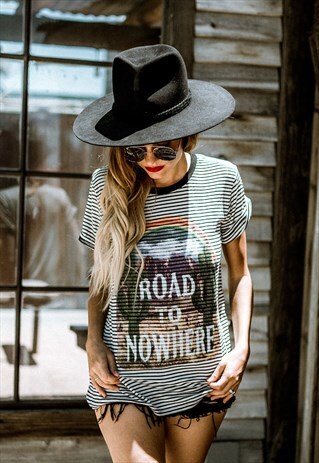 ROAD TO NOWHERE ROXBURY T-SHIRT