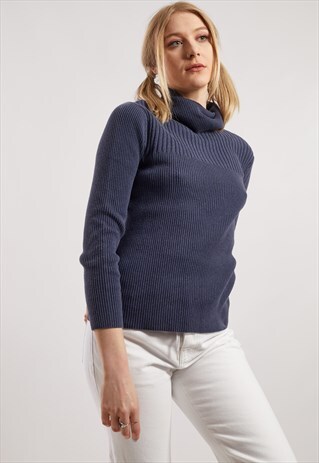 VINTAGE TOMMY HILFIGER ROLL NECK JUMPER