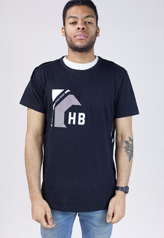 VINTAGE 90'S HUGO BOSS BLACK T-SHIRT