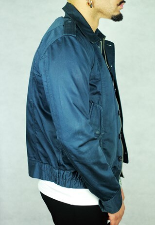 VINTAGE MARC JACOBS NAVY BOMBER JACKET