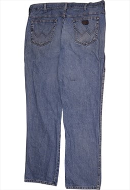 Wrangler 90's Straight Leg Baggy Trousers / Pants 40 Blue