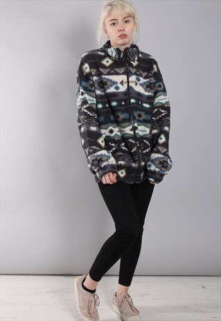 VINTAGE AZTEC FLEECE JACKET