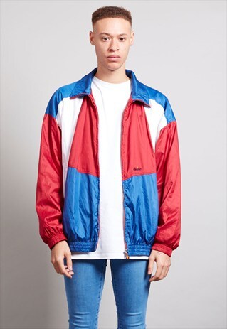 VINTAGE 80'S ELLESSE SHELL SPORTS JACKET 2282