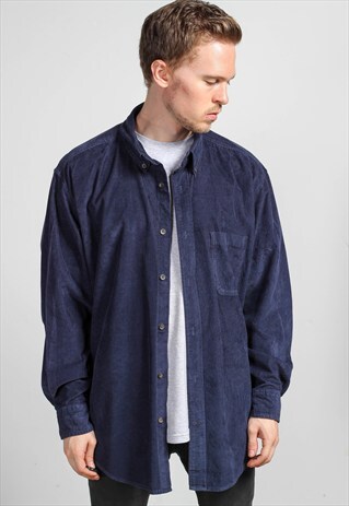 VINTAGE OVERSIZED CORDUROY SHIRT