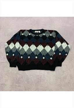 Vintage Knitted Jumper Men's L