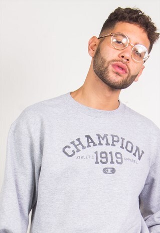 CHAMPION SWEATSHIRT GREY SWEATER