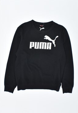 Vintage Puma Sweatashirt Jumper Black