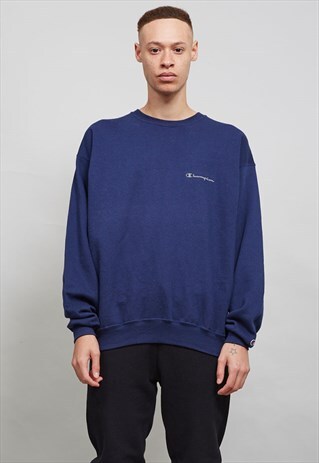 NAVY BLUE VINTAGE CHAMPION SWEATER