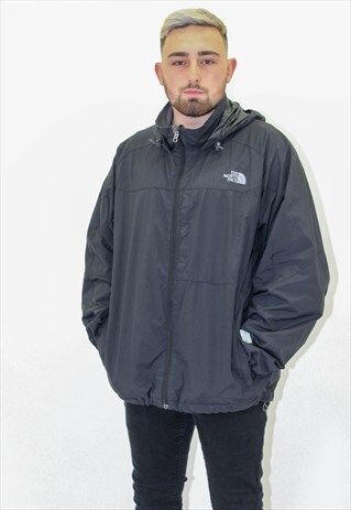 VINTAGE THE NORTH FACE COAT IN BLACK XL
