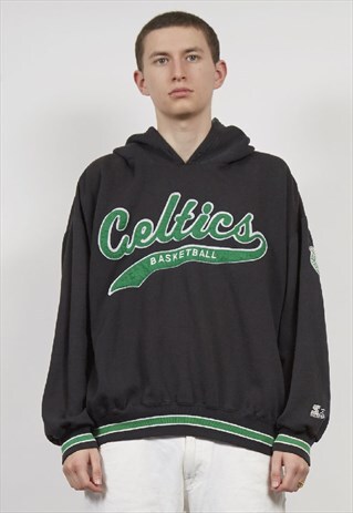 VINTAGE 90'S CELTICS BASKETBALL HOODIE