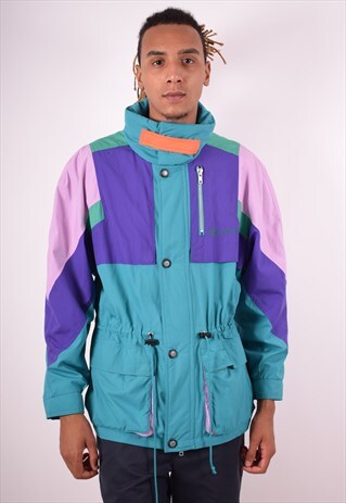 SERGIO TACCHINI MENS VINTAGE JACKET MEDIUM MULTI 90S