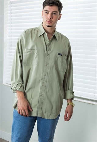 VINTAGE POLO JEANS RALPH LAUREN SHIRT LOGO 90S XL 14.2