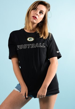 RETRO NIKE GREEN BAY PACKERS FOOTBALL T-SHIRT
