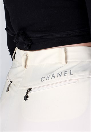 VINTAGE CHANEL CREAM TROUSERS