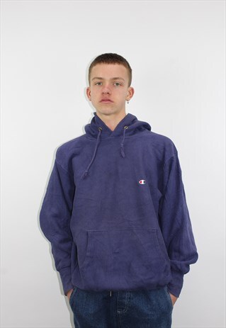 VINTAGE CHAMPION REVERSE WEAVE LOGO HOODIE