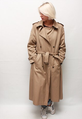 VINTAGE 80'S CLASSIC AWESOME BEIGE COAT