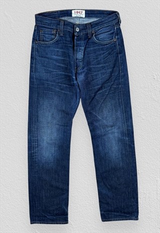 Levis 501 1947 Jeans Limited Edition Selvedge Mens W30 L32