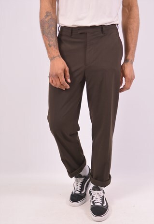 VINTAGE CALVIN KLEIN TROUSERS BROWN
