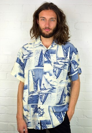 VINTAGE 90'S PATTERNED SHIRT
