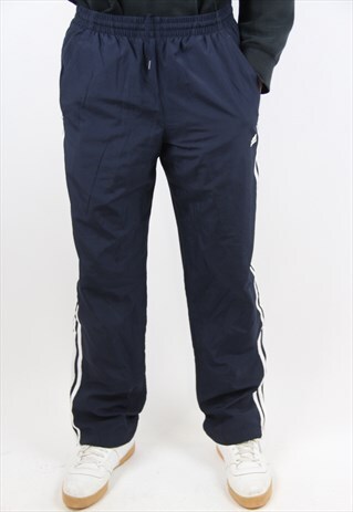 VINTAGE ADIDAS NAVY TRACKSUIT BOTTOMS