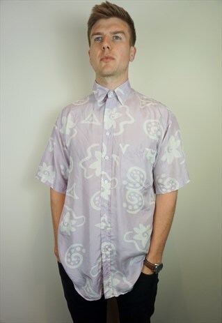 PURE SILK PATTERNED SHIRT