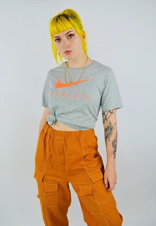 VINTAGE NIKE BIG SWOOSH ATHLETE T-SHIRT