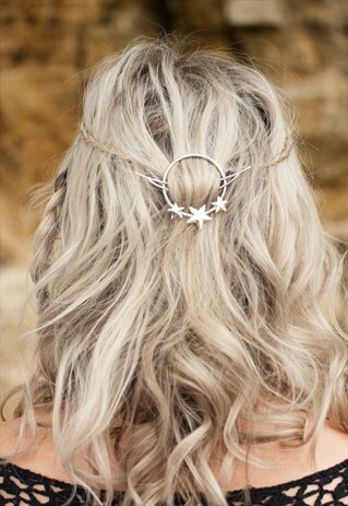 STAR HAIR CLIPS, FESTIVAL HAIR, BOHO HAIR,