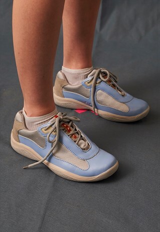 90S VINTAGE RARE PRADA AMERICA'S CUP SHOES