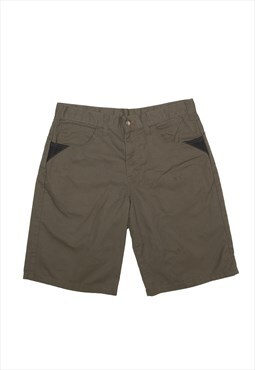 DICKIES Workwear Khaki Chino Shorts Green Regular Mens M W32