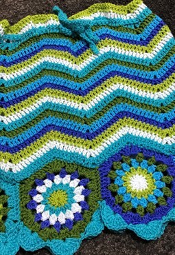 Crochet wave skirt 