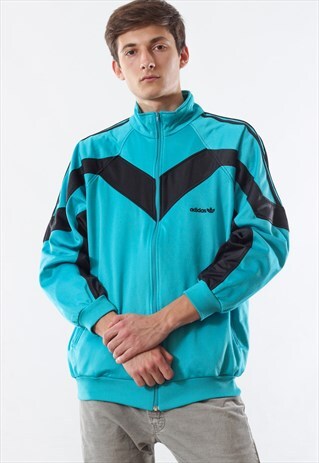 VINTAGE ADIDAS ORIGINALS TRACKSUIT 90S GREEN BLACK