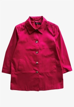 Vintage 90s Women's Ralph Lauren Pink Trench Coat