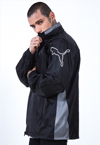 VINTAGE 90S PUMA RAINCOAT JACKET / S3734