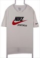 Vintage 90's Nike T Shirt Spellout Logo Swoosh Single Stitch