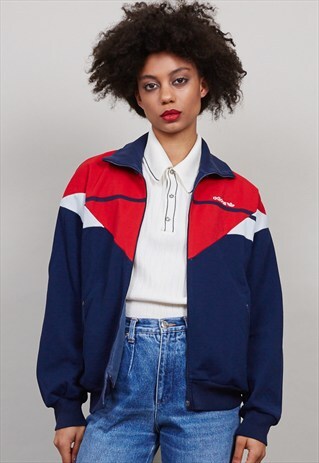 VINTAGE MULTI COLOURED ADIDAS TRACKSUIT SPORTS JACKET