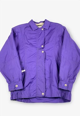 Vintage 80s utex bomber jacket purple 2xl BV17986
