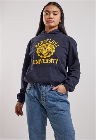 VINTAGE BARCELONA UNIVERSITY HOODIE