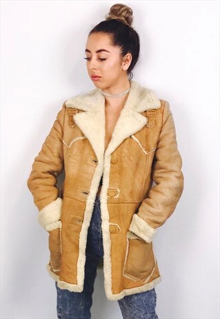 VINTAGE SHEEP SKIN COAT