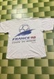 Vintage 90s France 98 Coupe Du Monde FIFA World Cup T-Shirt 