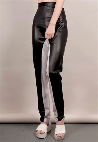 VINTAGE 80'S MONOCHROME HIGH WAISTED DISCO PANTS