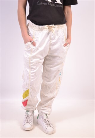 VINTAGE TRACKSUIT TROUSERS WHITE