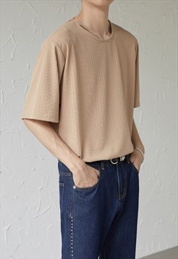Men's Design Solid Color Short Sleeve Top SS2022 VOL.6